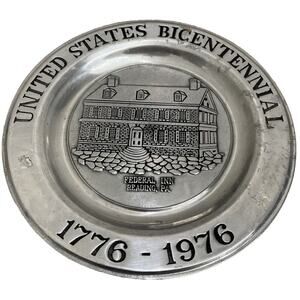 United States Bicentennial 1776-1976 Federal Inn Reading,PA Decorative Plate‎